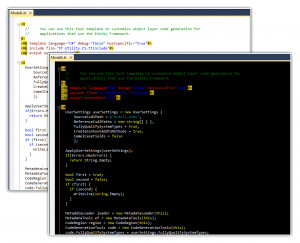 T4 Editor for Visual Studio - náhled