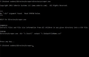 Directory Scraper - náhled