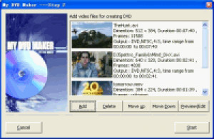 My DVD Maker - náhled