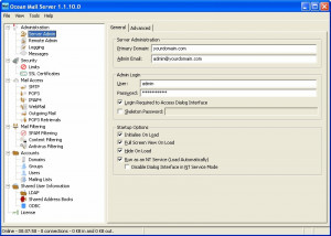 Ocean Mail Server - náhled