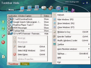 Taskbar Hide - náhled