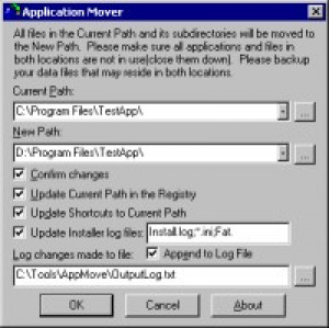 Application Mover - náhled