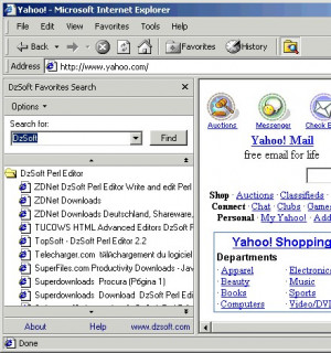 DzSoft Favorites Search - náhled