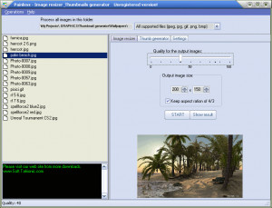 Painless image resizer - náhled