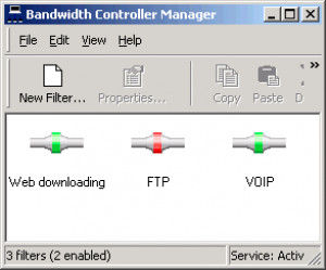Bandwidth Controller - náhled