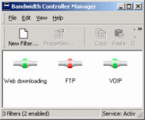 Bandwidth Controller - náhled