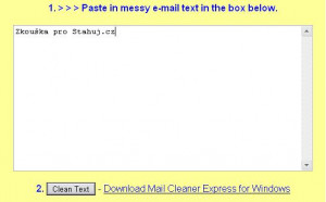 Mail Cleaner for Windows - náhled