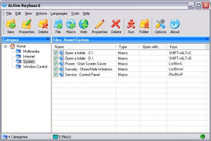 Active Keyboard - náhled