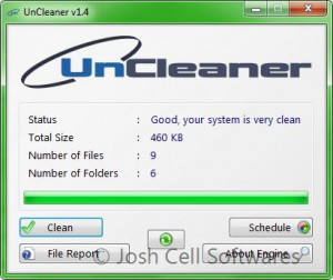 UnCleaner - náhled