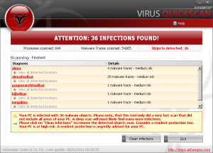 Ashampoo Virus Quickscan - náhled