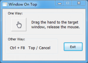 Window on top - náhled