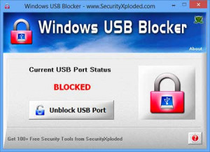 Windows USB Blocker - náhled