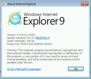 Remove IE10 - náhled