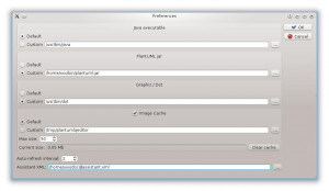 PlantUML QEditor - náhled