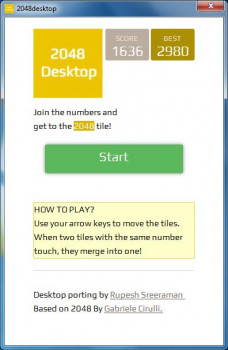 2048Desktop - náhled
