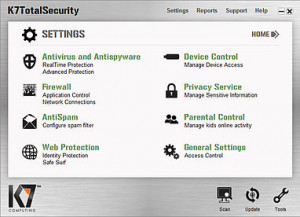 K7 Total Security - náhled