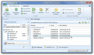 MAC Address Scanner - náhled