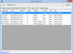 Cisco Device Info - náhled