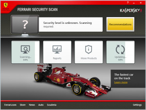 Ferrari Security Scan - náhled