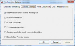 Mwisoft HTML to Text Converter - náhled
