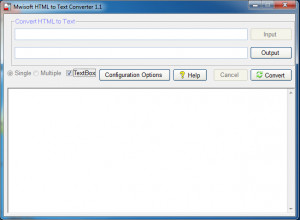 Mwisoft HTML to Text Converter - náhled
