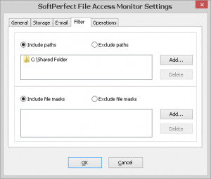SoftPerfect File Access Monitor - náhled