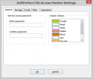 SoftPerfect File Access Monitor - náhled