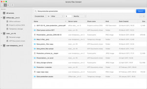 Acronis Files Connect - náhled