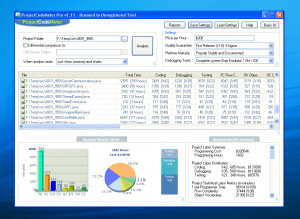 ProjectCodeMeter - náhled