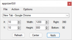 appsizerGUI - náhled