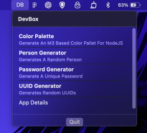 DevBox - náhled