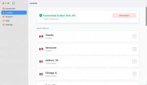 Obscura VPN Client - náhled