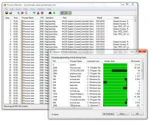 Process Monitor - náhled
