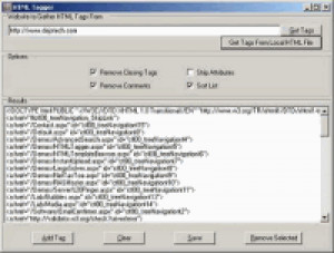 HTML Tagger - náhled
