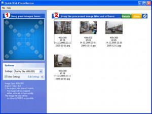 Quick Web Photo Resizer - náhled