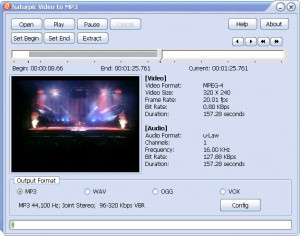 Naturpic Video to MP3 - náhled