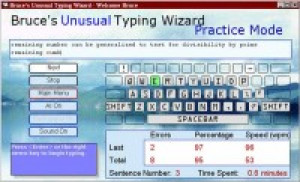 Bruce's Unusual Typing Wizard - náhled