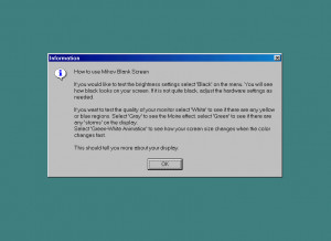 Mihov Blank Screen - náhled