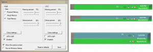 RAM CPU Taskbar - náhled