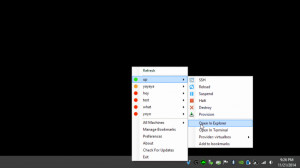 Vagrant Manager - náhled