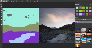 NVIDIA Canvas - náhled