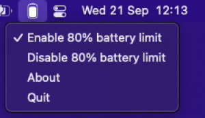 Battery charge limiter - náhled