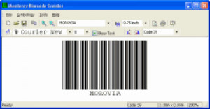 Monterey Barcode Creator - náhled