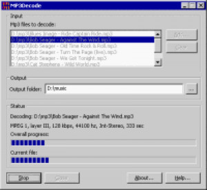 MP3 Decode - náhled