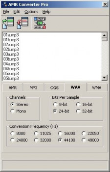 AMR Converter Pro - náhled