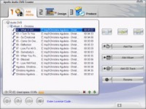 Apollo Audio DVD Creator - náhled