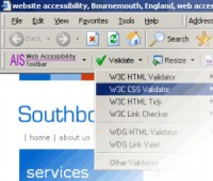 Web Accessibility Toolbar - náhled