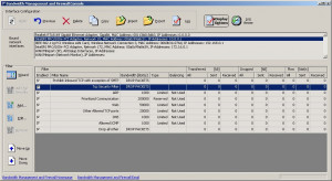 Bandwidth Management and Firewall - náhled