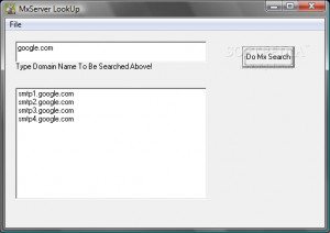 MxSrver LookUp - náhled