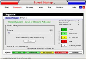 Speed Startup - náhled